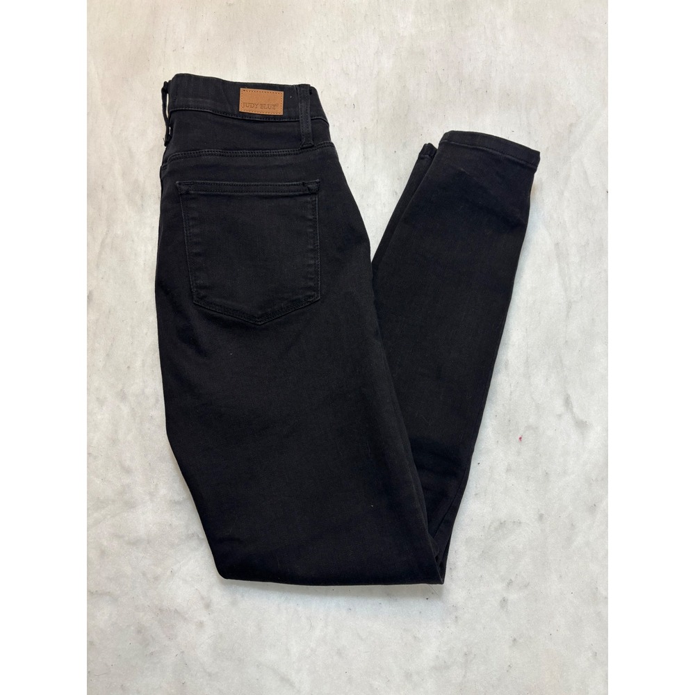 Judy Blue Black Skinny Fit Pull On High Rise Jeans JB88263 Womens Size 5/27